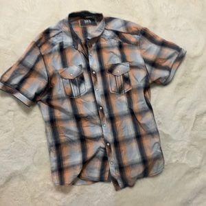 BKE Athletic Tee Button Up